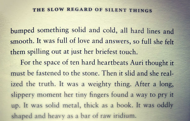 love-answers-spilling-snippet-the-slow-regard-of-silent-things-patrick-rothfuss-the-last-krystallos-review